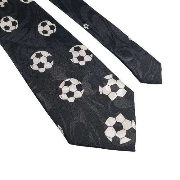 Fratello Mens Necktie Tie Soccer Game Designer Accessory Work Office Dad Gift - Picture 2 of 5